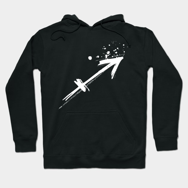 Sagittarius Zodiac Sign Hoodie by Blind Man Studio